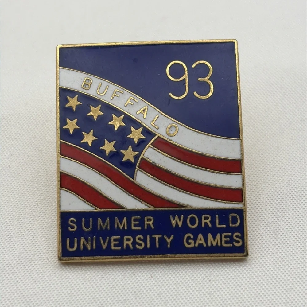 1993 Buffalo New York Summer World University Games Lapel Hat Pin